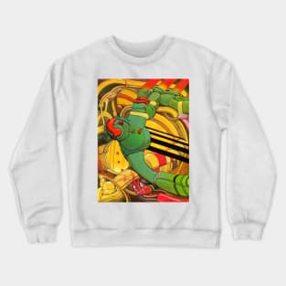 Bois laminé Moebius Abstrait Crewneck Sweatshirt